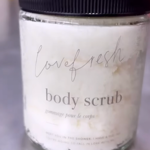 Behind the Scenes with  Lovefresh Sugar Scrub