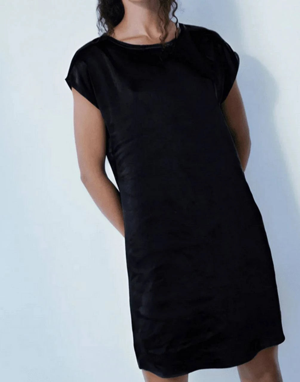 Buy the Ezra faux leather dress by Melissa Nepton