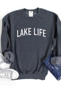 Lake Life Cozy Crew Sweater