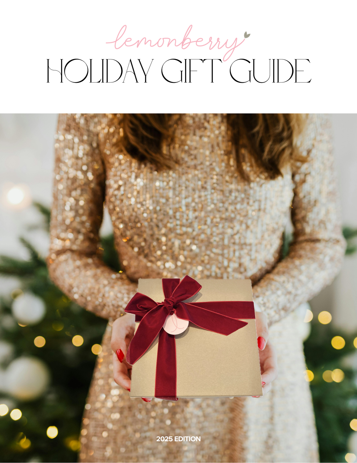 Hero image of a woman holding a Lemonberry gift box