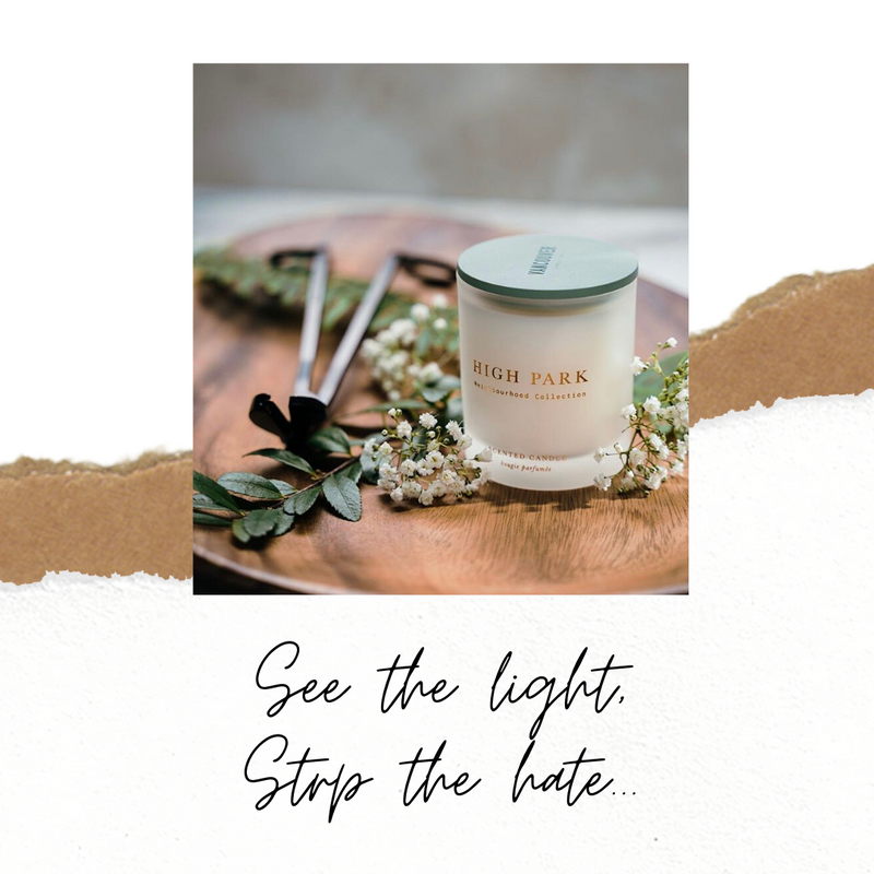 See the light, Stop the hate...