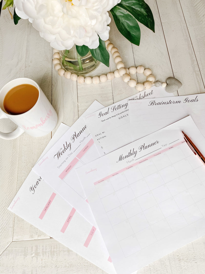 5 Easy Steps to Goal Planning with FREE DOWNLOADS