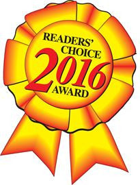 We won 2016 Readers' Choice Award!