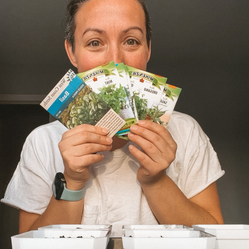 Create Your Own Indoor DIY Mini Herb Garden Part 1 🌱