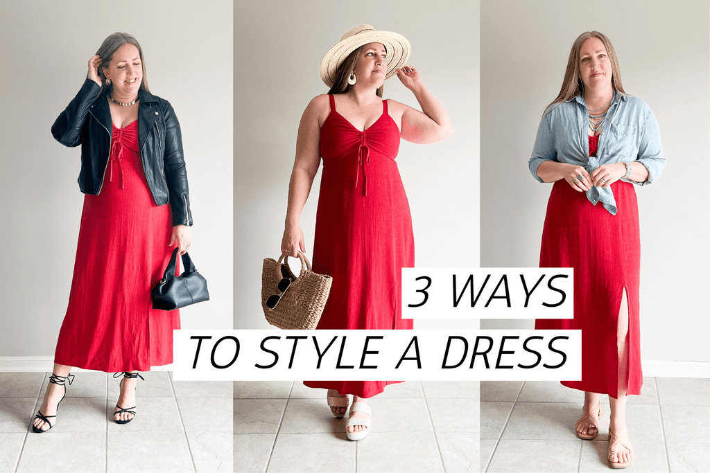 3 Ways to Style a Red Dress | Andrea of Play With Style Blog – Lemonberry