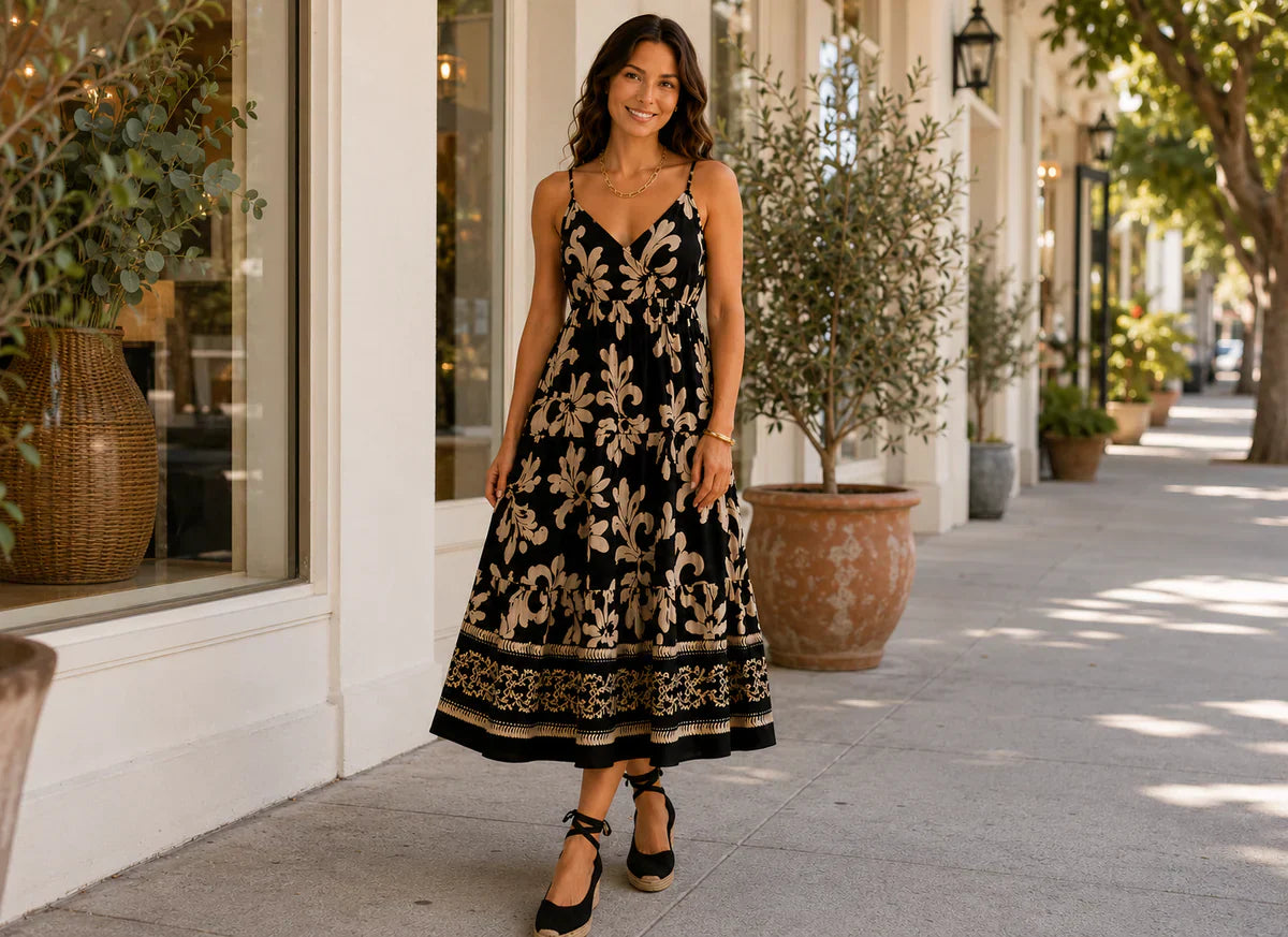 Four easy ways to style summer dresses with accessories, jewellery, layers and scarves