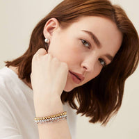 Beads-Stacking Stretch Bracelets PVD  Waterproof