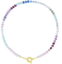 HoopLa Gemstone Bead Necklace