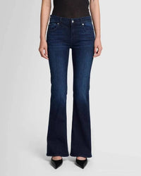 7 For All Mankind Bottoms 7 For All Mankind Bootcut Tailorless Jeans – Stretch Denim in AAS Wash available at Lemonberry Boutique Aurora