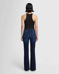 7 For All Mankind Bottoms 7 For All Mankind Bootcut Tailorless Jeans – Stretch Denim in AAS Wash available at Lemonberry Boutique Aurora