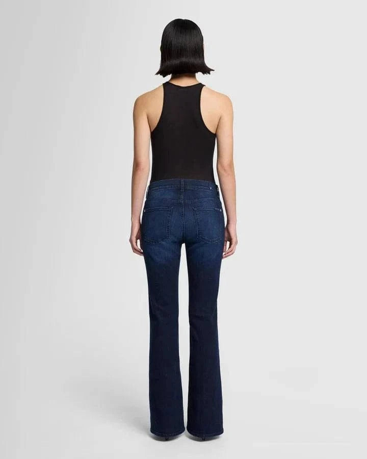 7 For All Mankind Bottoms 7 For All Mankind Bootcut Tailorless Jeans – Stretch Denim in AAS Wash available at Lemonberry Boutique Aurora