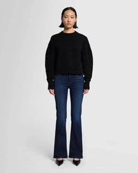 7 For All Mankind Bottoms 7 For All Mankind Bootcut Tailorless Jeans – Stretch Denim in AAS Wash available at Lemonberry Boutique Aurora