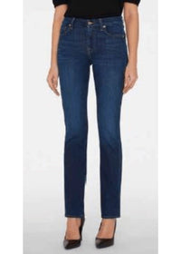 7 For All Mankind Bottoms 7 For All Mankind Kimmie Straight – Sustainable Indigo Denim🍃 available at Lemonberry Boutique Aurora