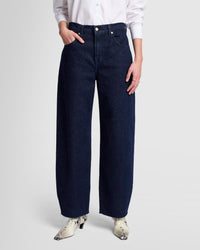 7 For All Mankind Bottoms Bonnie Barrel Leg by 7 For All Mankind available at Lemonberry Boutique Aurora
