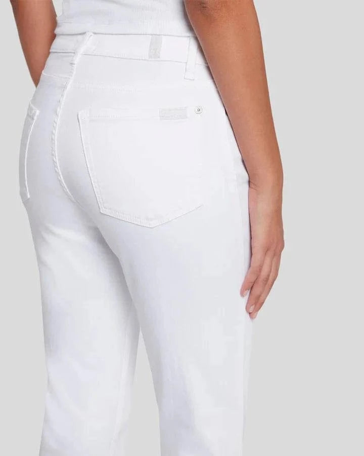 7 For All Mankind Bottoms High Waist Slim Kick Illusion by 7 For All Mankind available at Lemonberry Boutique Aurora