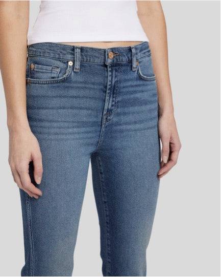 7 For All Mankind Bottoms HW Slim Kick by 7 For All Mankind available at Lemonberry Boutique Aurora