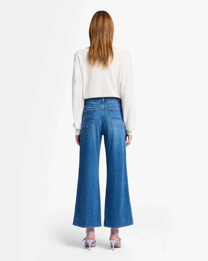 7 For All Mankind Bottoms Lotta  Cropped by 7 For All Mankind available at Lemonberry Boutique Aurora