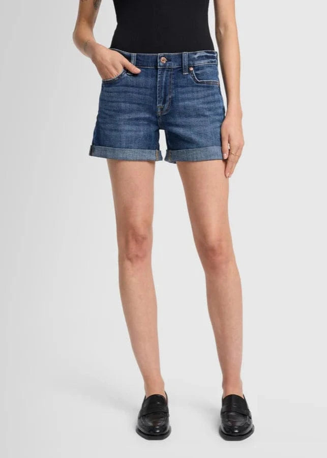 7 For All Mankind Bottoms Mid Roll Shorts by 7 For All Mankind - A comfortable Classic! available at Lemonberry Boutique Aurora
