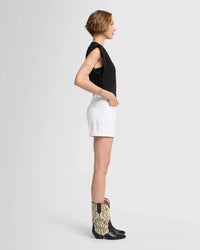 7 For All Mankind Bottoms Mid Roll Shorts by 7 For All Mankind - A comfortable Classic! available at Lemonberry Boutique Aurora