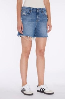 7 For All Mankind Bottoms Monroe Long Shorts by 7 For All Mankind available at Lemonberry Boutique Aurora