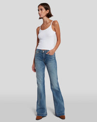 7 For All Mankind Dojo Trouser Jeans – Distressed Authentic Light