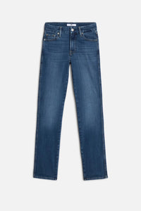 7 For All Mankind Kimmie Straight Jeans Love Story flat-lay Lemonberry Aurora