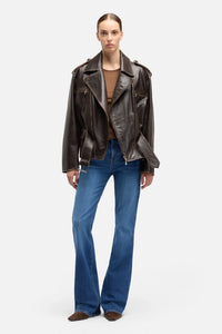 7 For All Mankind leggy jeans Moonwater mid rise bootcut styled outfit view Lemonberry Aurora