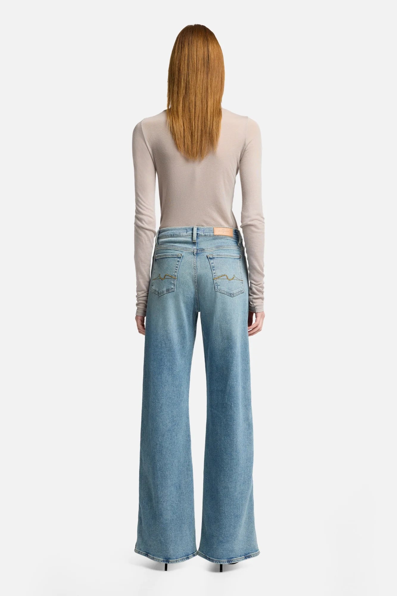 7 For All Mankind Lotta jeans Amuse Me wash back view Lemonberry Aurora