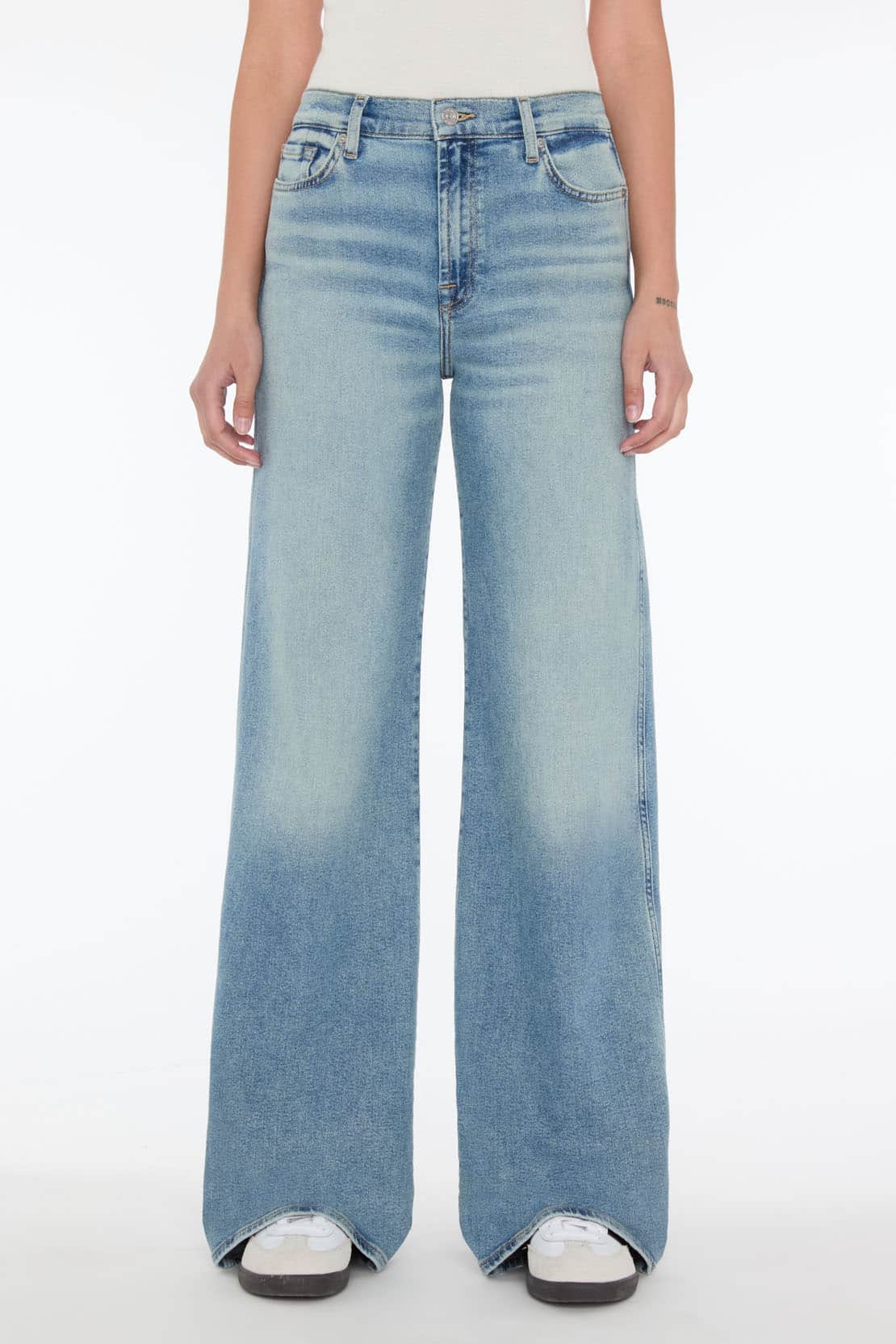 7 For All Mankind Lotta jeans Amuse Me wash styled front Lemonberry Aurora