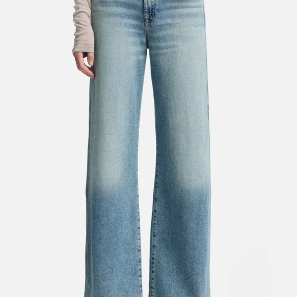 7 For All Mankind Lotta Wide Leg - Amuse Me Wash