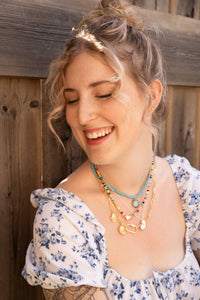 HoopLa Camp Bead Heart Necklace