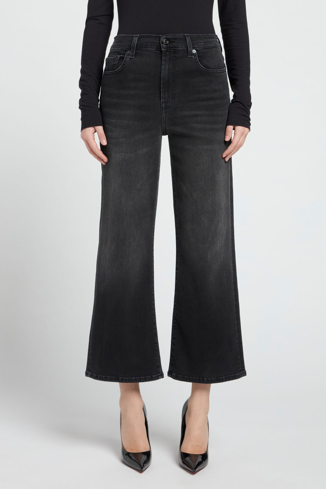 7 For All Mankind Cropped Alexa Darkpine supplier view 1