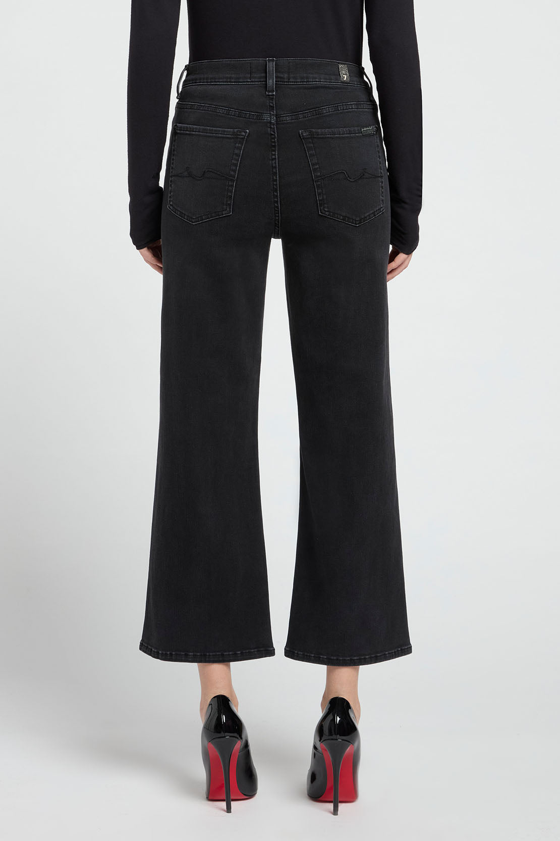 7 For All Mankind Cropped Alexa Darkpine supplier view 2