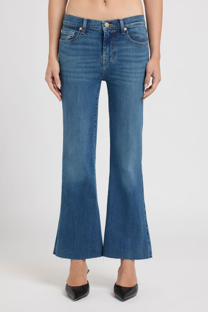 7 For All Mankind cropped dojo jean retro fade wash front view Lemonberry Aurora