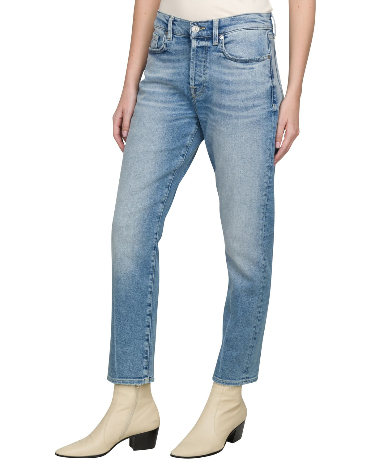 7 For All Mankind josefina slim boyfriend jean medium wash angled view Lemonberry Aurora