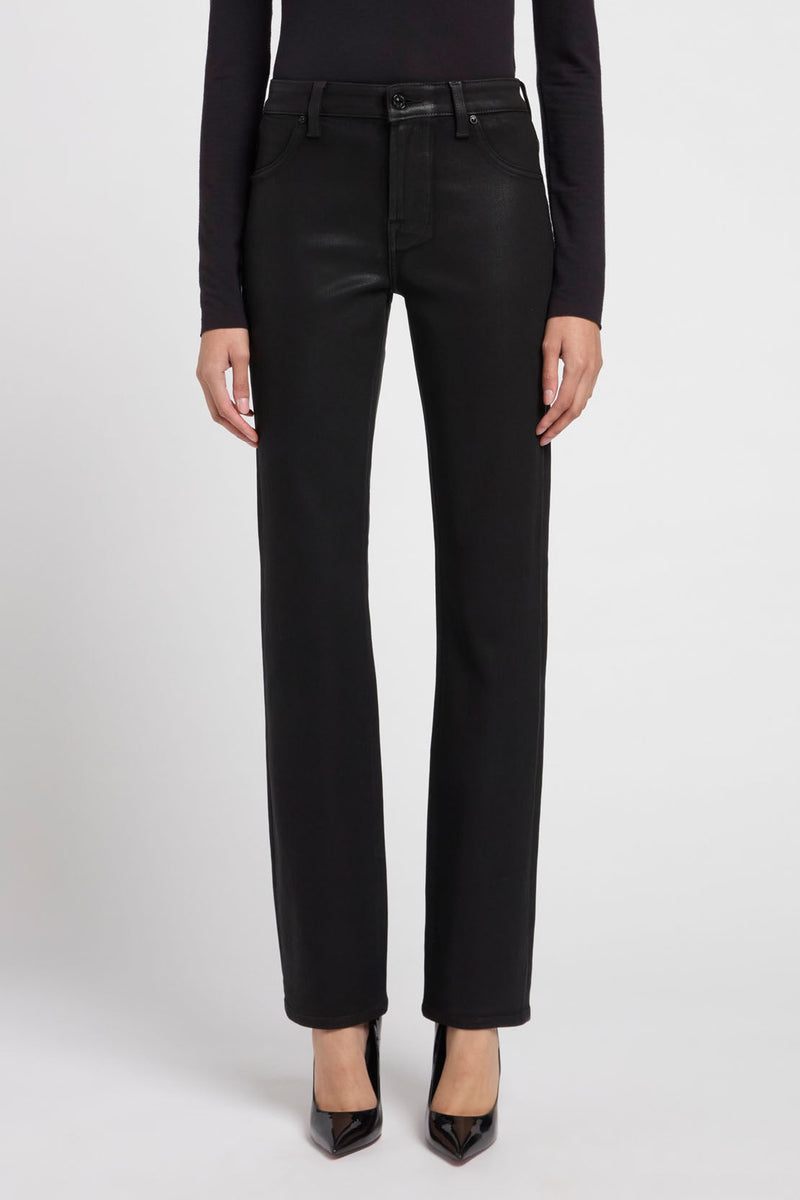 7 For All Mankind The Slim coated black supplier view 1