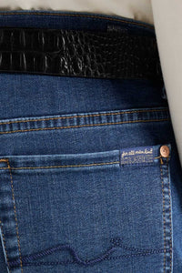 7 For All Mankind Josefina Jeans Vanity wash angled-back detail Lemonberry Aurora
