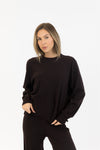 Close-up of sweater cuff and hem texture