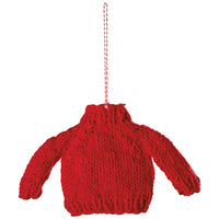 Sweater Party Knit Christmas Tree Ornaments