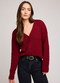 Gentle Fawn Lila Cardigan – Pointelle Knit Comfort