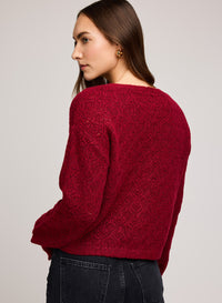 Gentle Fawn Lila Cardigan – Pointelle Knit Comfort