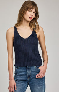 Gentle Fawn Lizzie Tank Soft Knit V-Neck