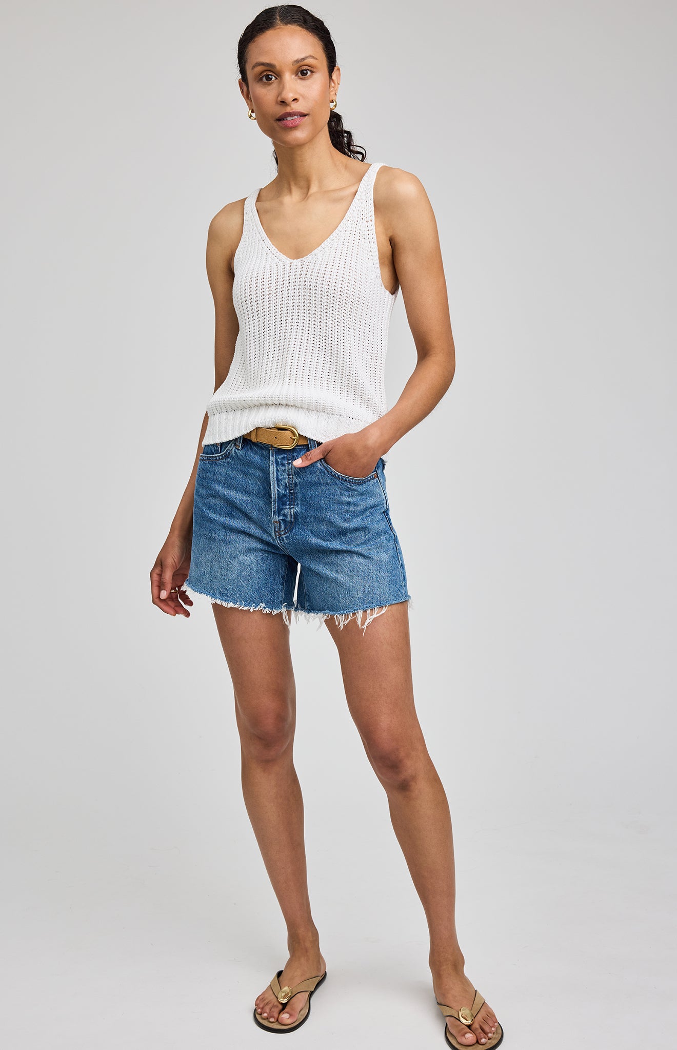 Gentle Fawn Lizzie Tank Soft Knit V-Neck