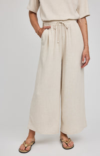 Gentle Fawn Arlo Linen Blend Wide Leg Pant