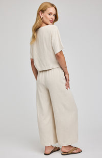 Gentle Fawn Arlo Linen Blend Wide Leg Pant