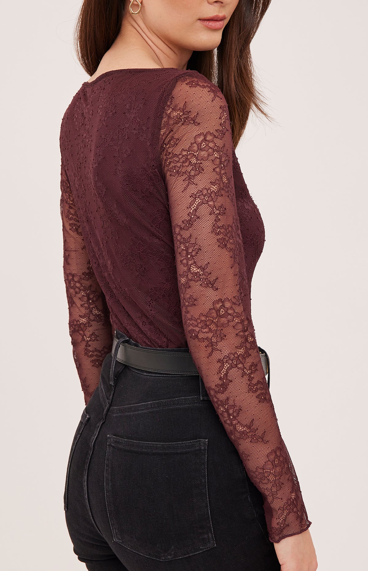 Gentle Fawn Bella Lace Top in Port