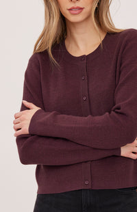 Gentle Fawn Mirabelle Knit Top in Heather Port