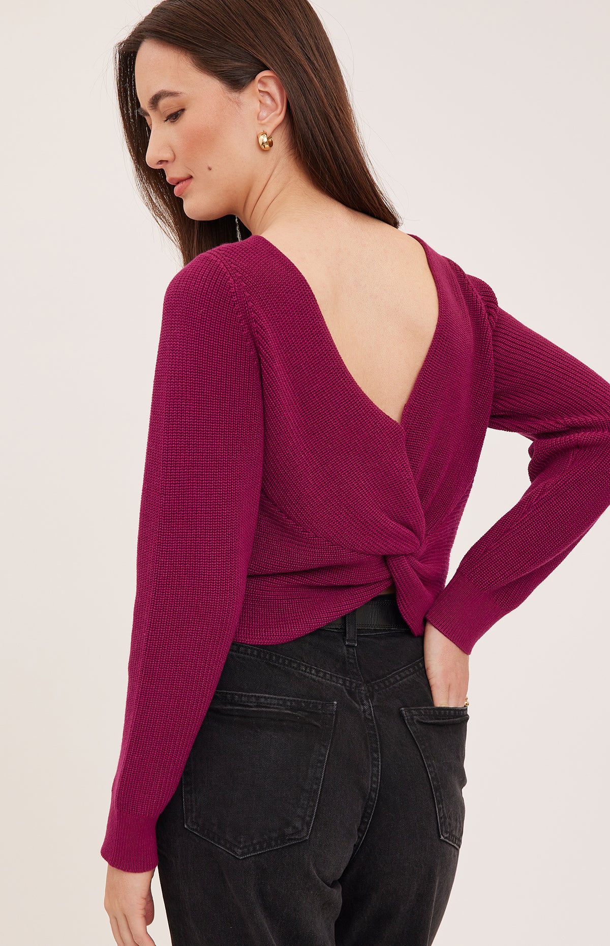 Gentle Fawn Ramona Sweater in Magenta