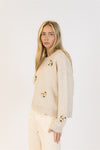 Holly Flower Crewneck Pullover by Lyla & Luxe