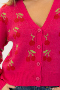 Kailie Cherry Cardigan by Lyla & Luxe